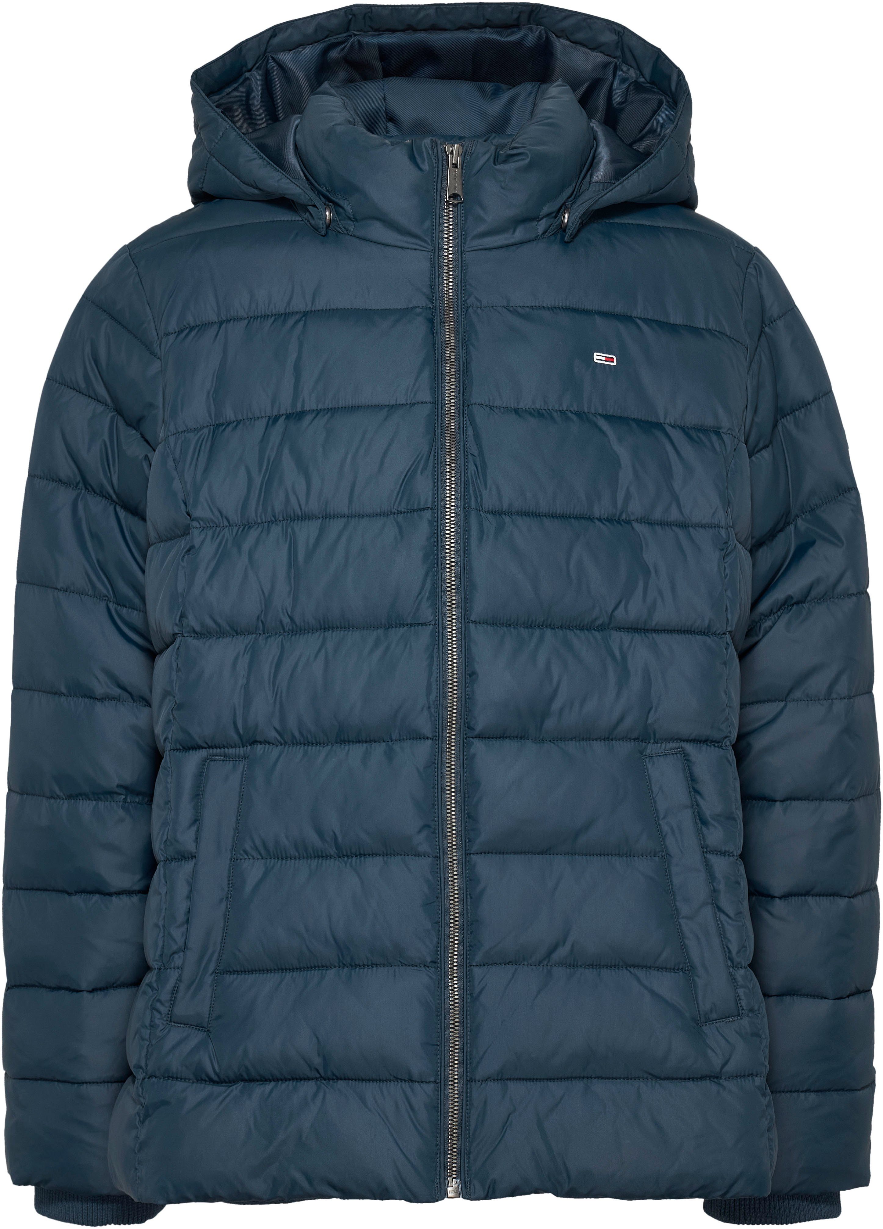 Tommy Jeans CURVE,mit SIZE abnehmbarer BASIC Kapuze PLUS JACKET CRV HOODED TJW Steppjacke Curve