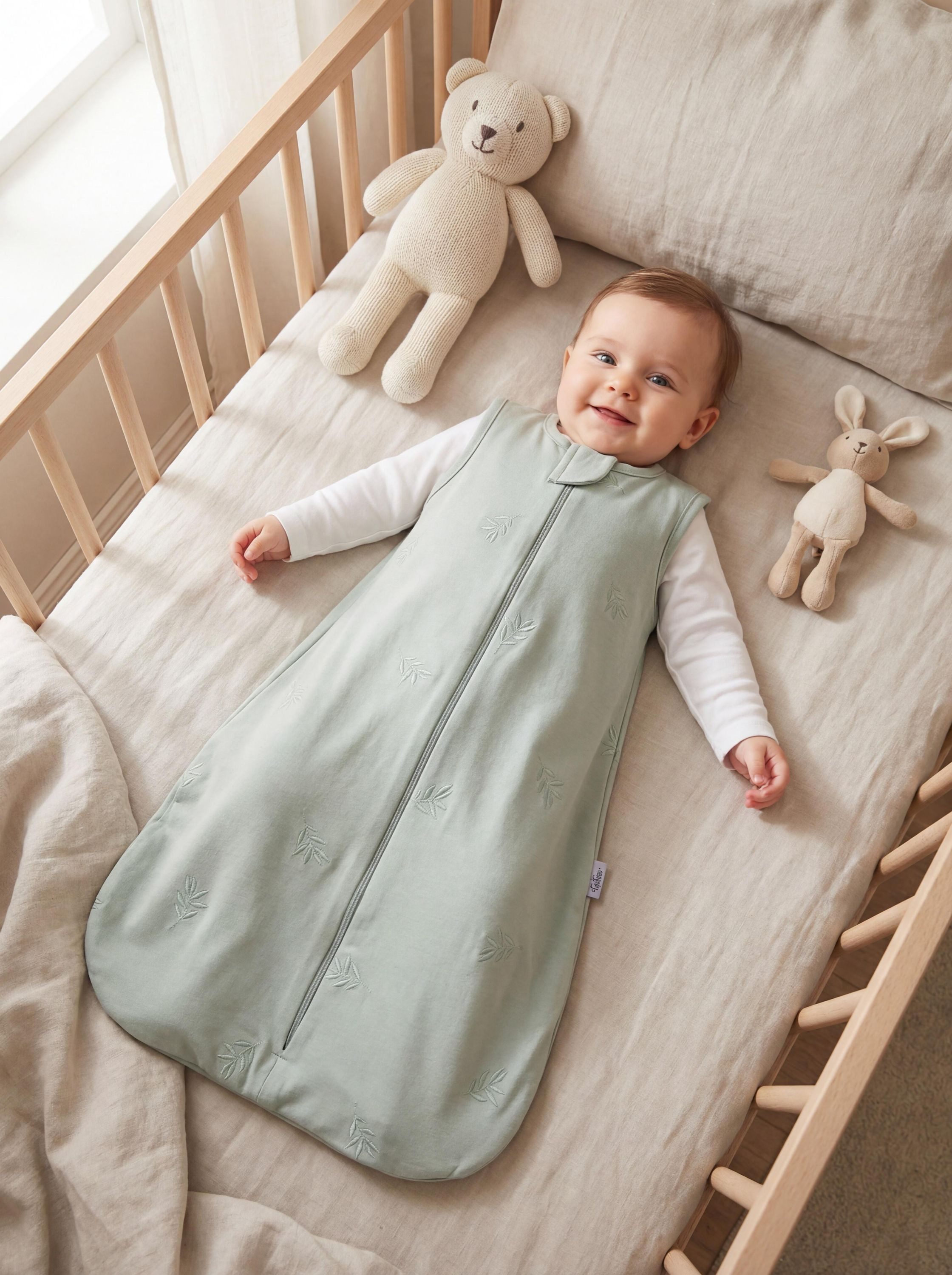 TupTam Babyschlafsack 0.5 TOG Unisex dünner Sommerschlafsack