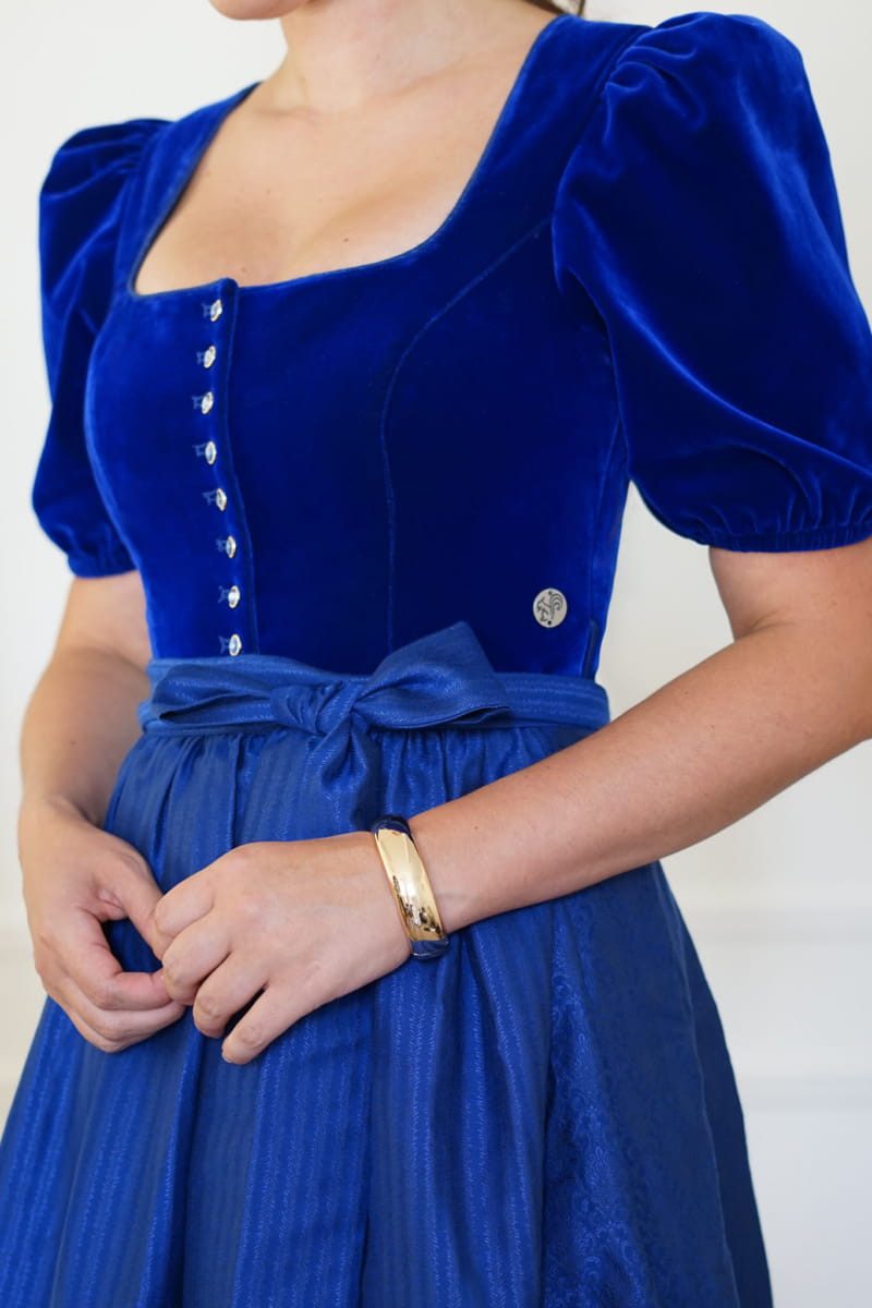 MarJo Dirndl Dirndl Ellerbach 70cm Länge azur