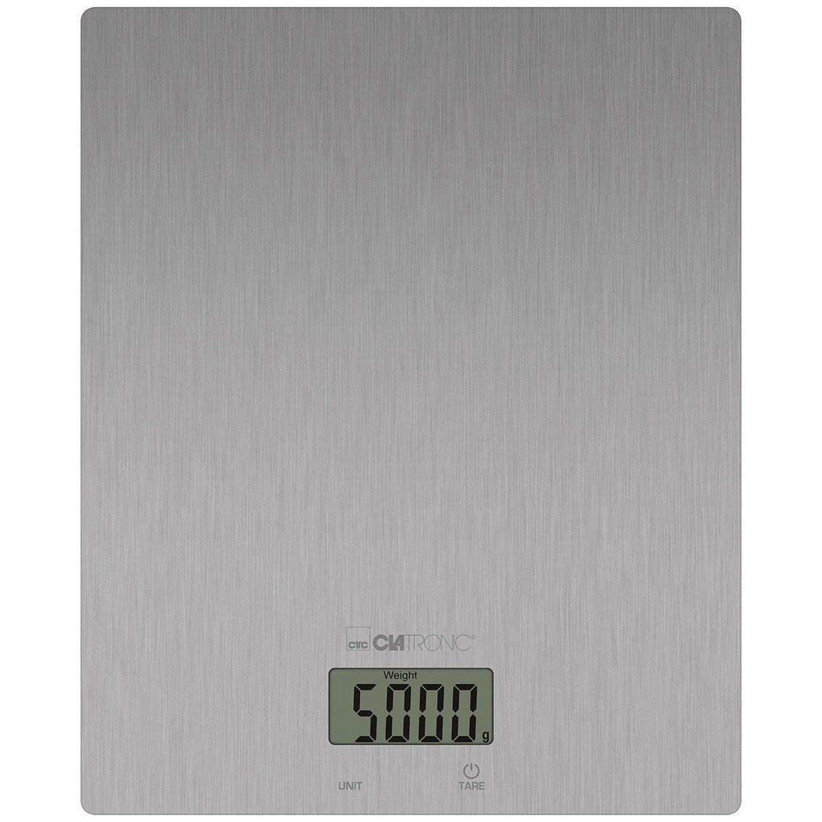CLATRONIC Küchenwaage KW 3821, Küchenwaage, 1gr. Schritte, Tara Funktion