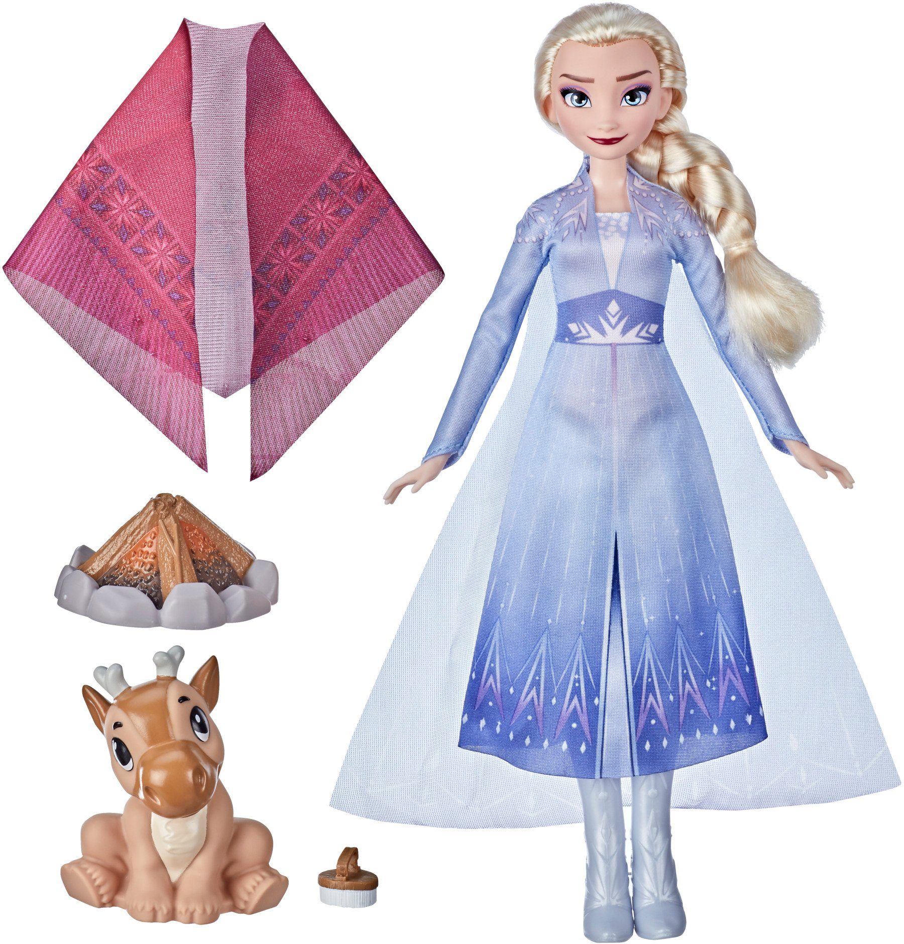 Image of Hasbro Anziehpuppe »Disney Die Eiskönigin 2 Elsas gemütliches Lagerfeuer«