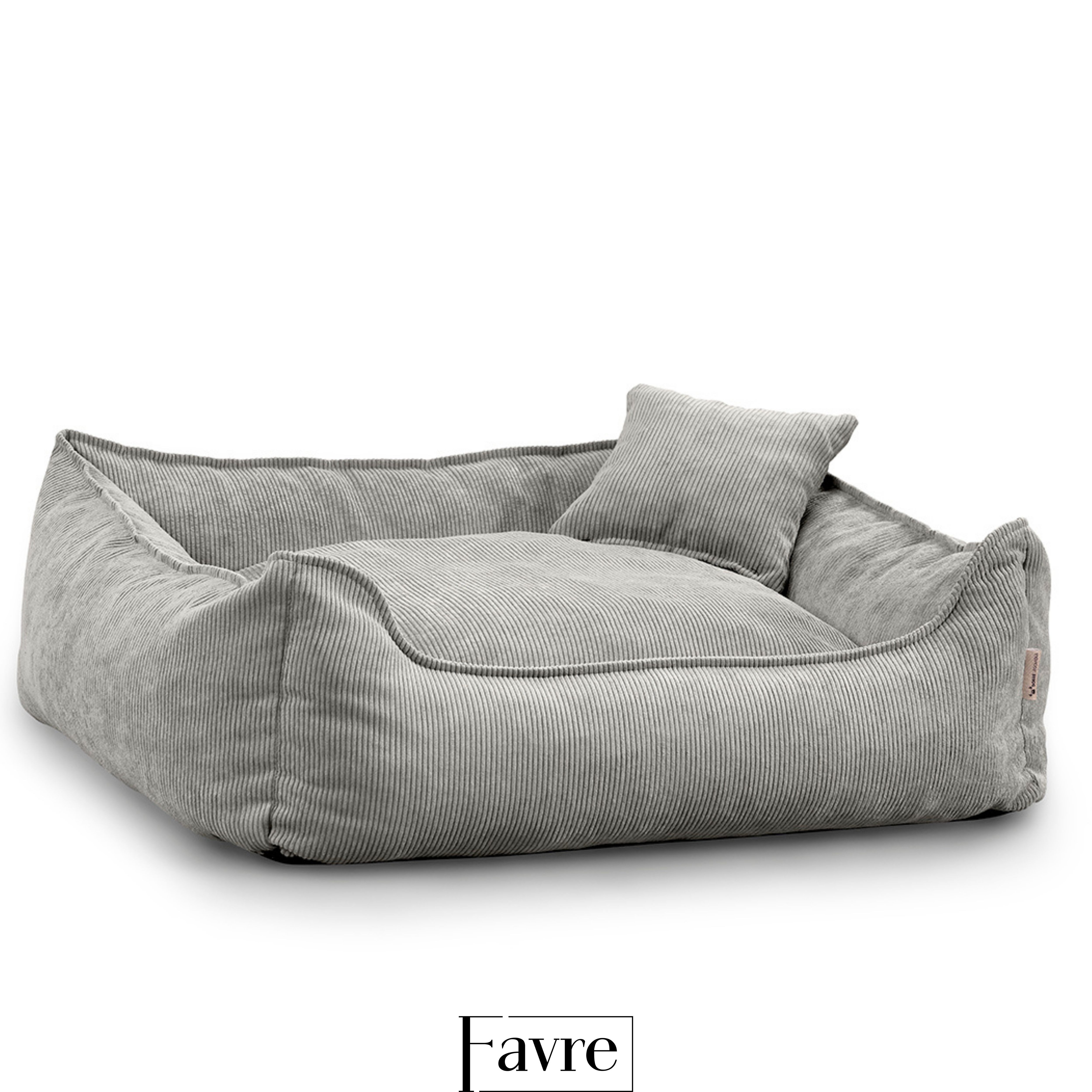 FAVRE Tierbett Hundebett Lucky mit abnehmbarem, waschbarem Cord-Bezug, 100% günstig online kaufen