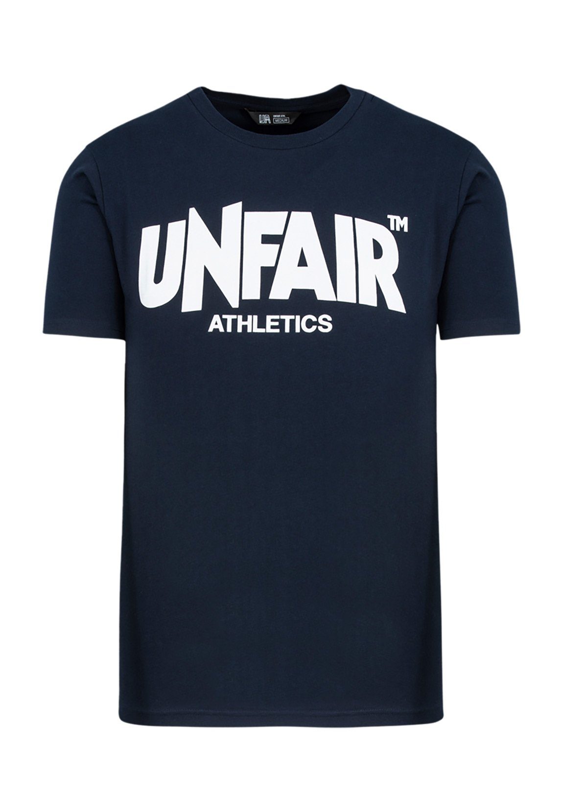 Unfair Athletics T-Shirt Unfair CLASSIC Herren Athletics UNFR19-006 T-Shirt Navy LABEL