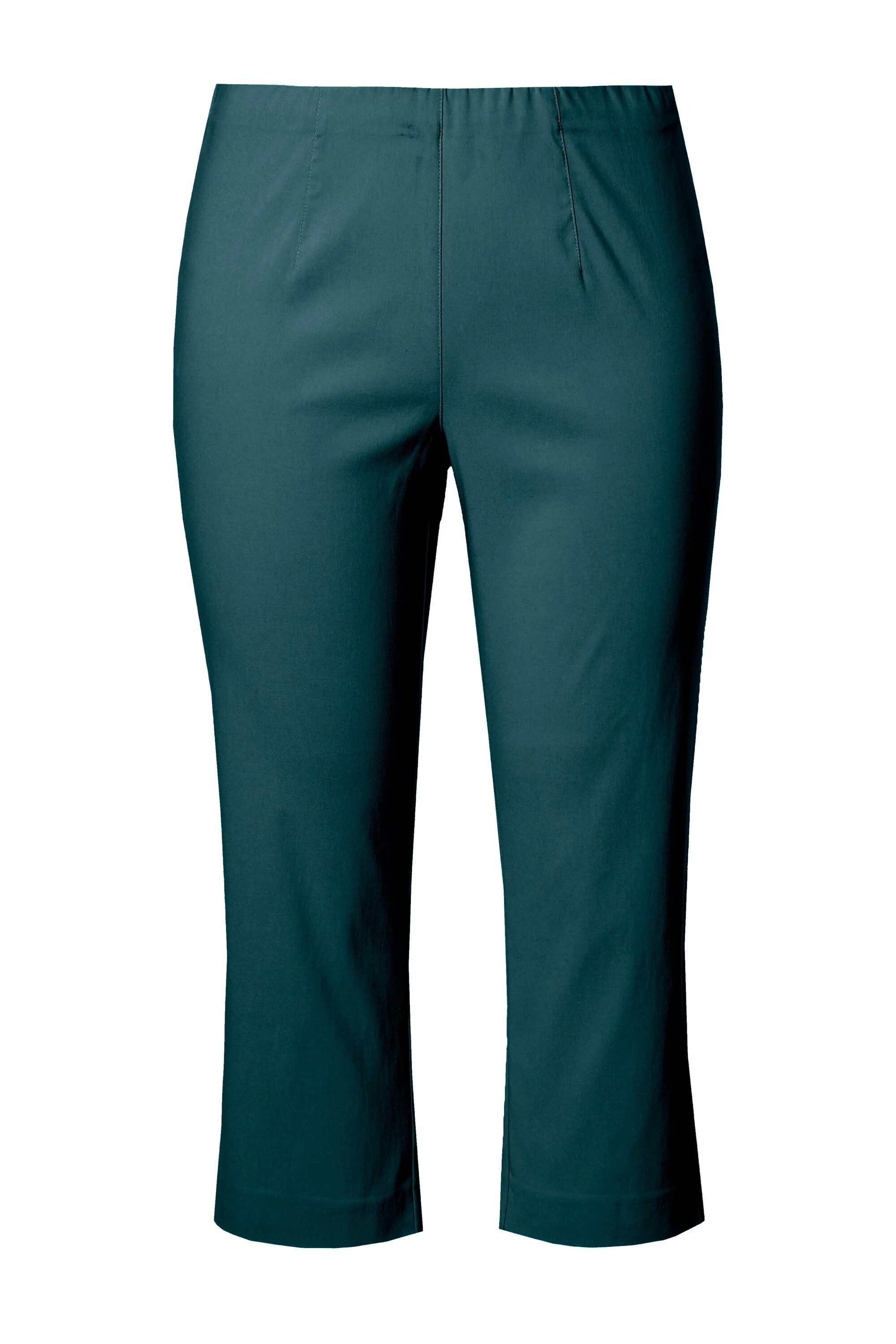 Ulla Popken Funktionshose Bengalinhose wadenlang Elastikbund Stretch