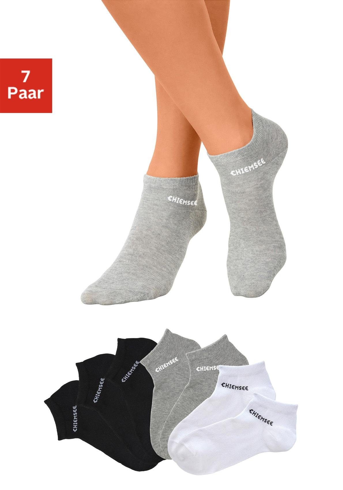 Chiemsee Sneakersocken (Packung, 7-Paar) mit eingestricktem Schriftzug