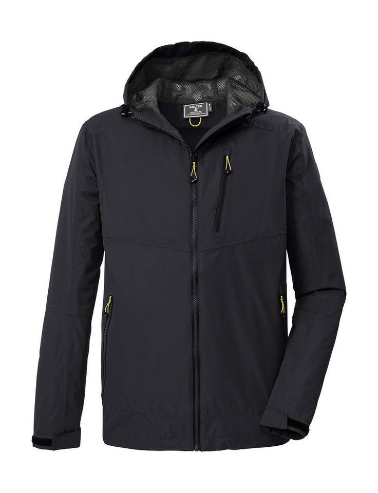 Killtec Funktionsjacke KOS 41 MN JCKT Wasserdichte, atmungsaktive Jacke mit verstellbarer Kapuze