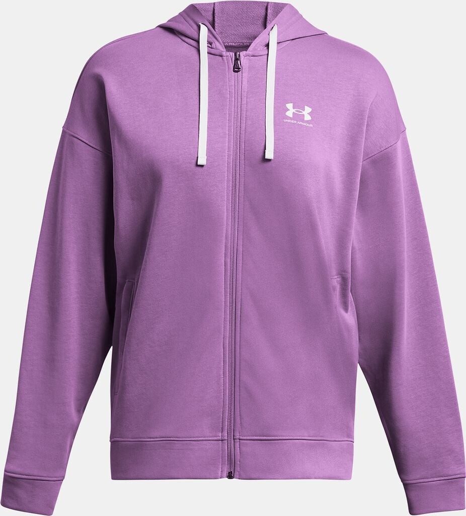 Under Armour® Kapuzensweatjacke UA Rival Terry OS FZ Hooded, BLK