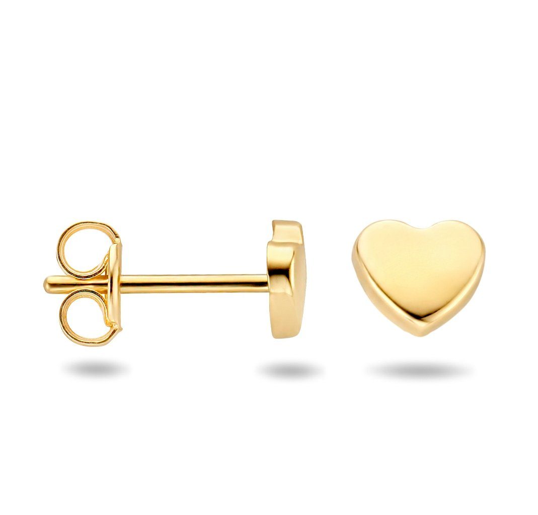 NICEANDnoble Paar Ohrstecker 585er Gelbgold Ohrstecker günstig online kaufen