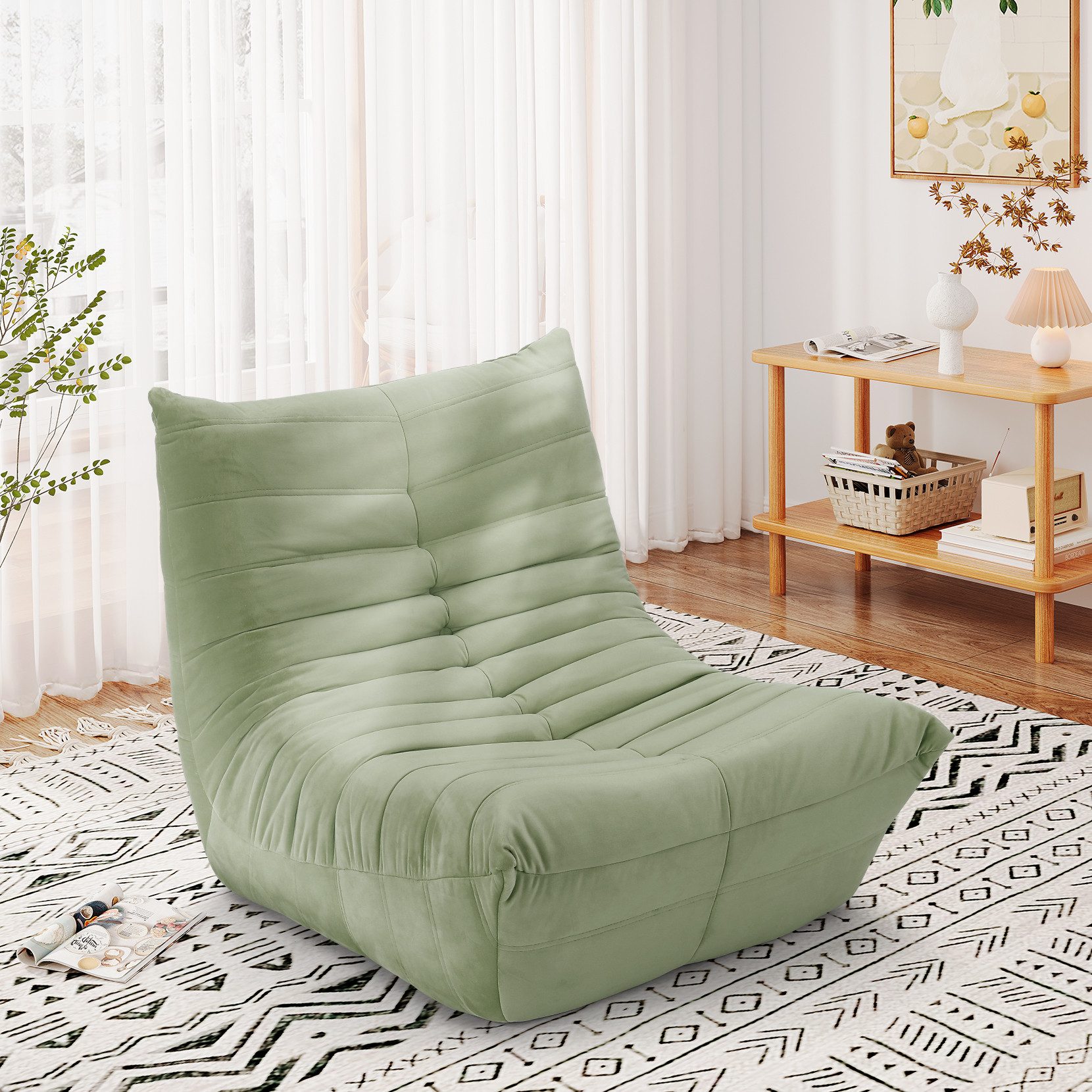 ToteBox Loungesofa Wildleder Lesesessel XXL mit günstig online kaufen