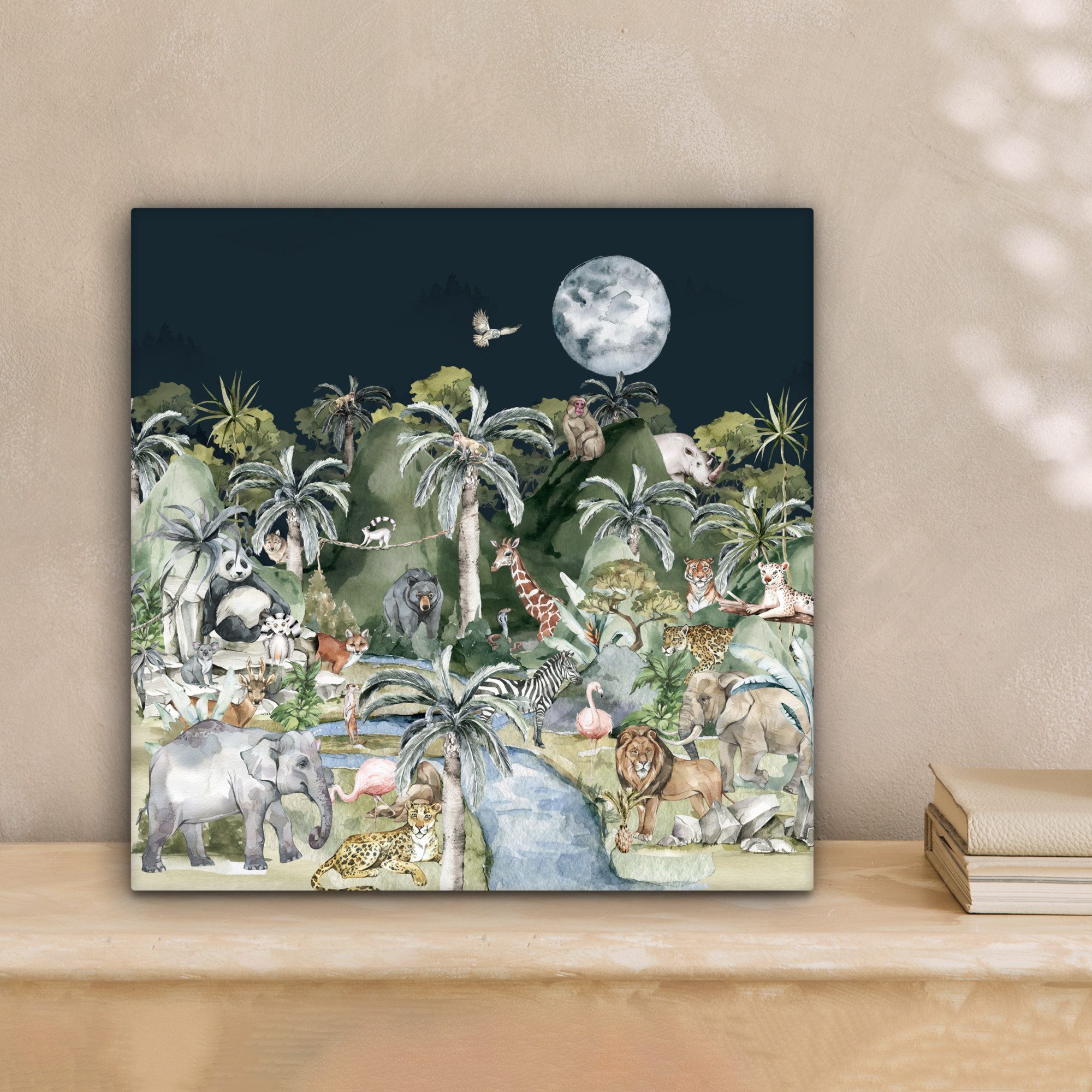 OneMillionCanvasses® Leinwandbild Kinder - Dschungel - günstig online kaufen