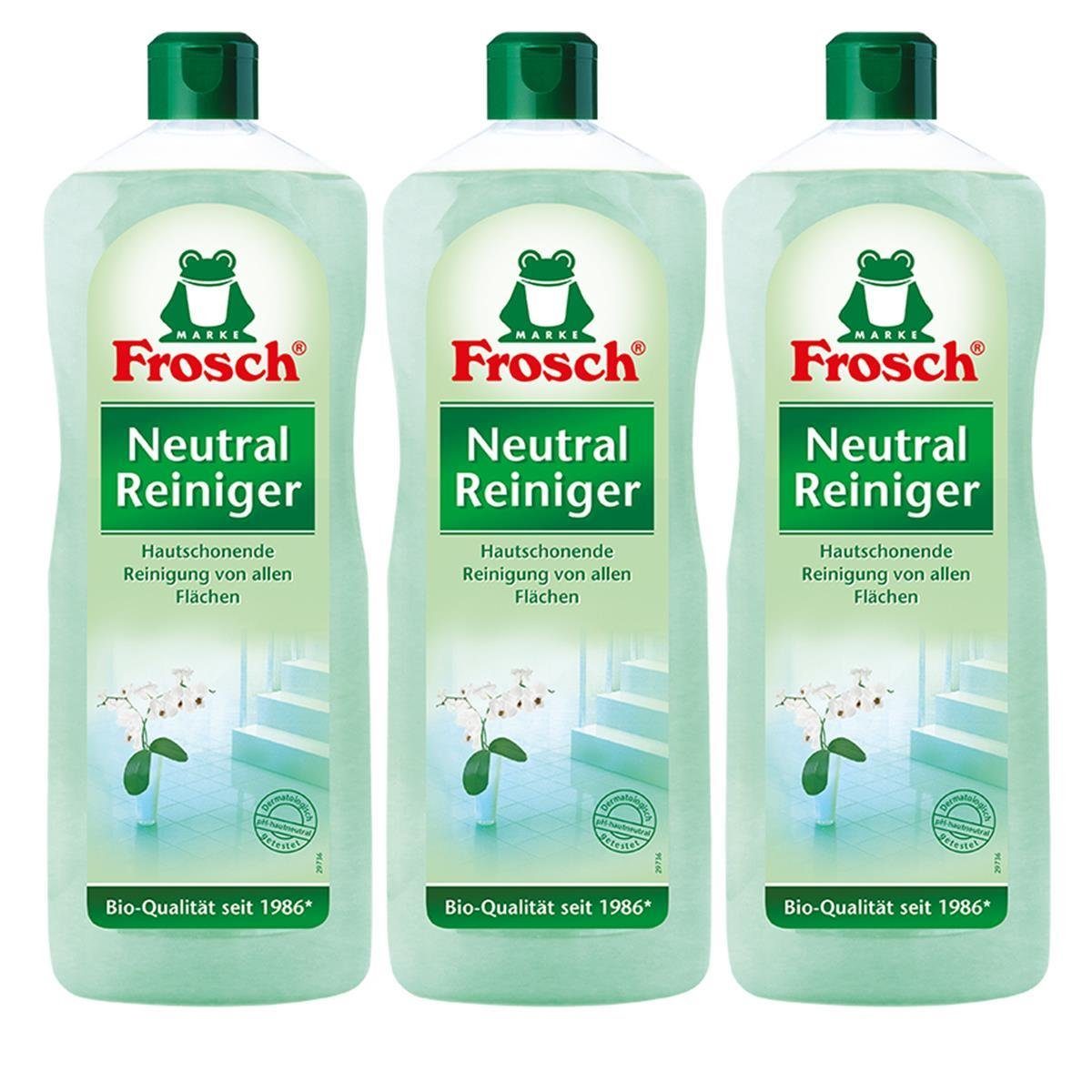 FROSCH 3x Frosch Neutral Reiniger1 Allzweckreiniger Liter