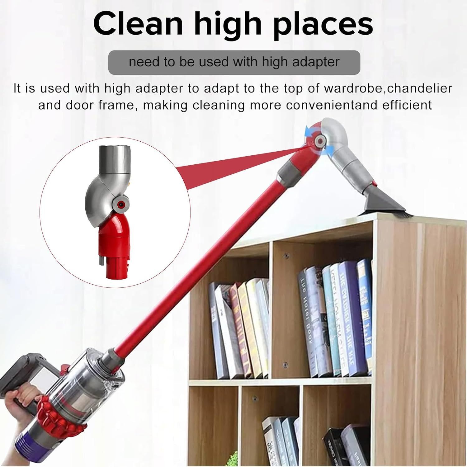 FELIXLEO Staubsaugerrohr-Adapter Schnellauslöse-Adapter für Dyson V7, V10, V11