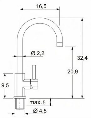 FRANKE Küchenspüle reversibel und Armatur Galley - Mascarpone / Chrom - 100x50 cm
