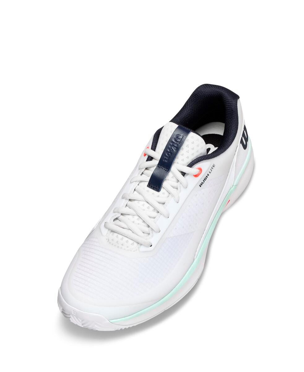 Wilson Rush Lite 5.0 Clay/Sandplatz weiss/mint/coral Herren Tennisschuh