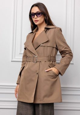 DÜŞES Trenchcoat Short trenchcoat with back detail