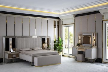 JVmoebel Nachttisch Nachttisch Weiß Modern Design Möbel Luxus Elegantes Schön Schlafzimmer