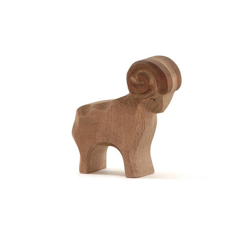 Ostheimer Spielfigur Schafbock weiß, Holztier, Spieltier, (Set, 1), Made in Germany