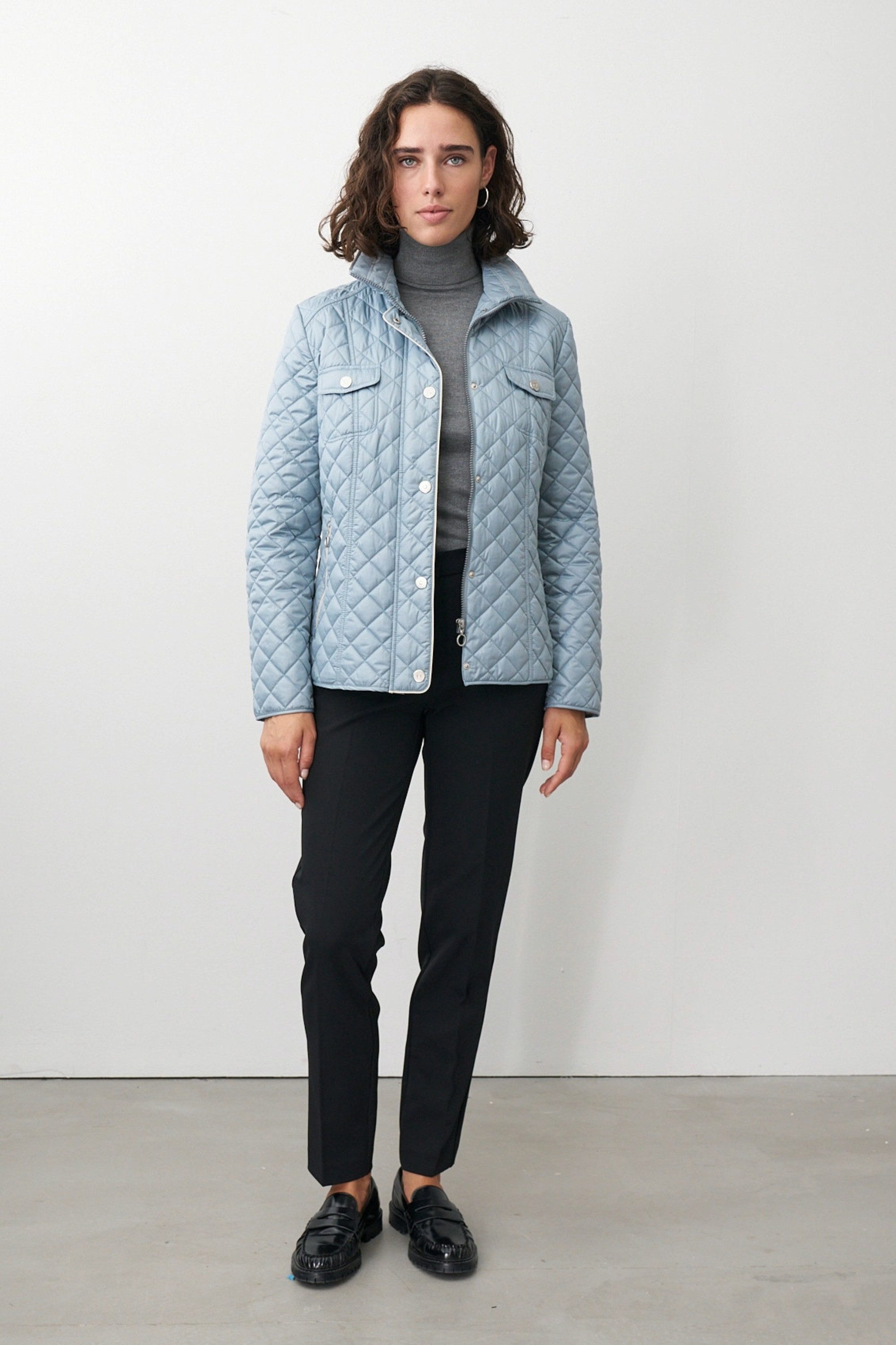 Barbara Lebek Steppjacke Moderne Frühlingsjacke, Damenjacke oder Übergangsjacke mit Steppmuster