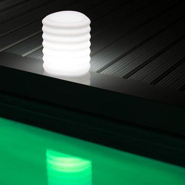 Licht-Trend Gartenleuchte Akku-Lampion aufhängbare LED-Designleuchte mit App-Steuerung Weiß