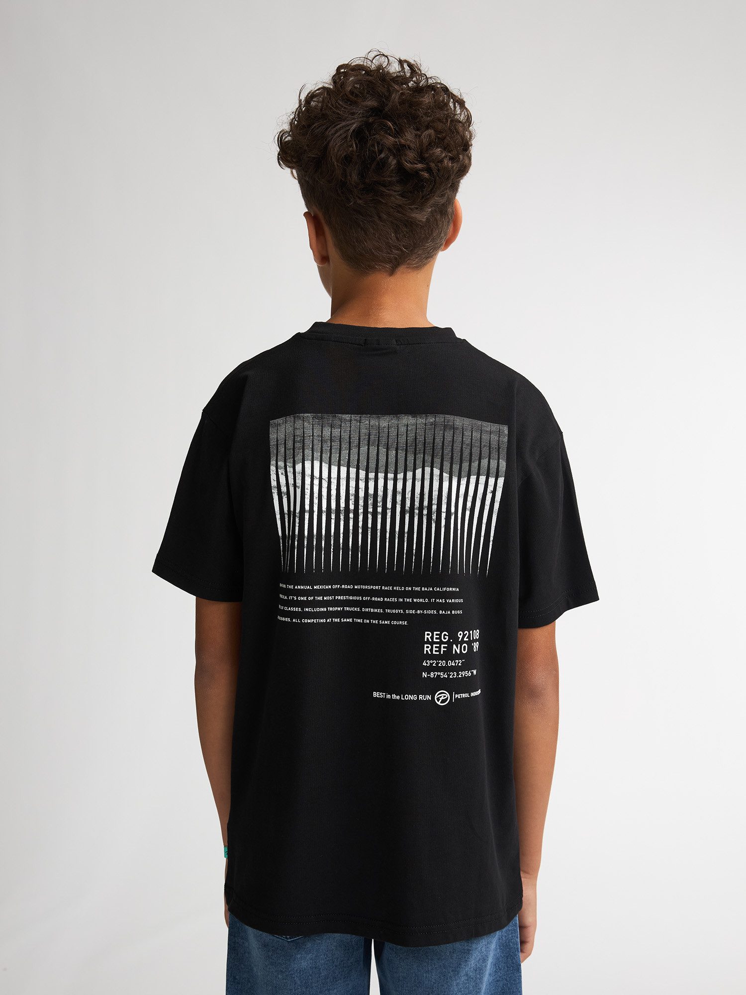 Petrol Industries T-Shirt Serape mit Rückenprint