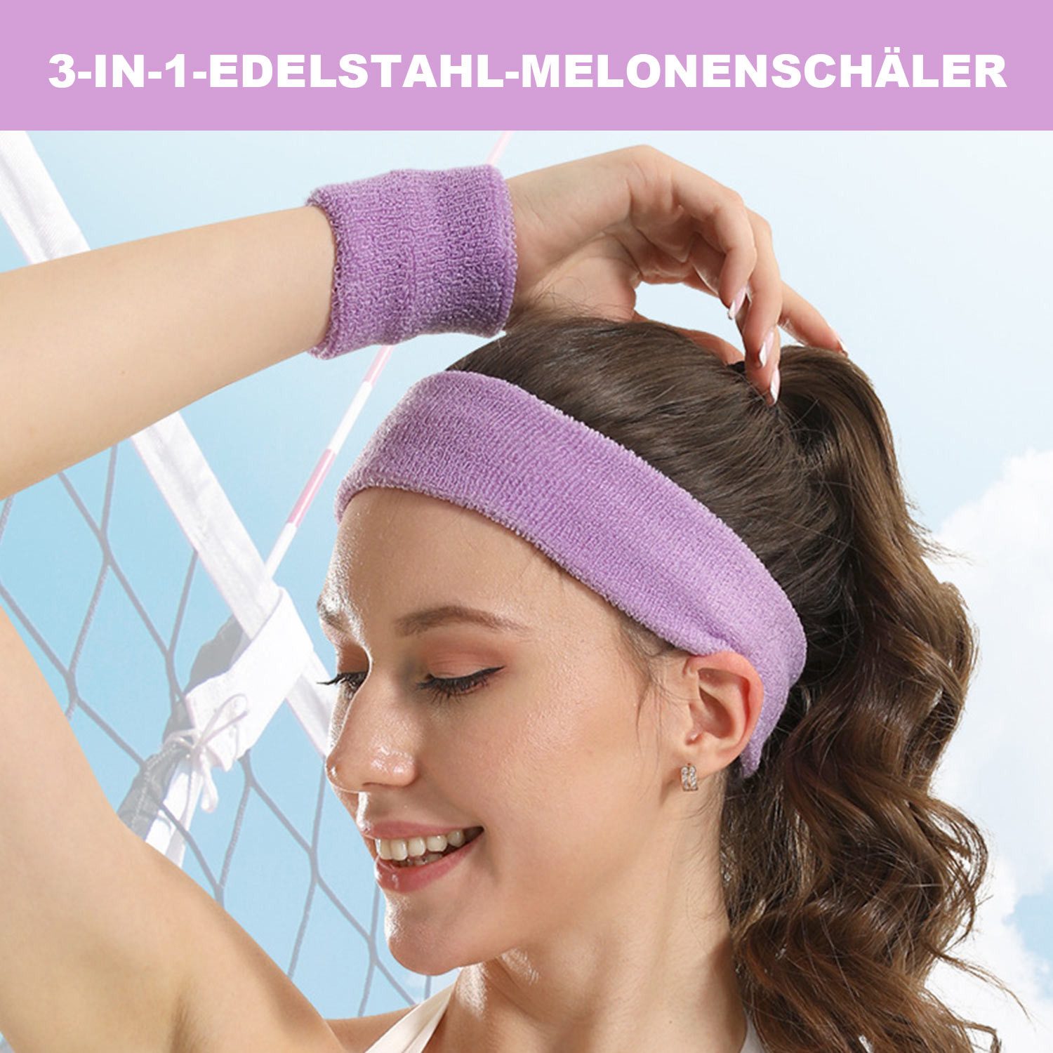 Refttenw Stirnband Elastisches schweißfestes Armband, Fitness-Stirnband-Set günstig online kaufen