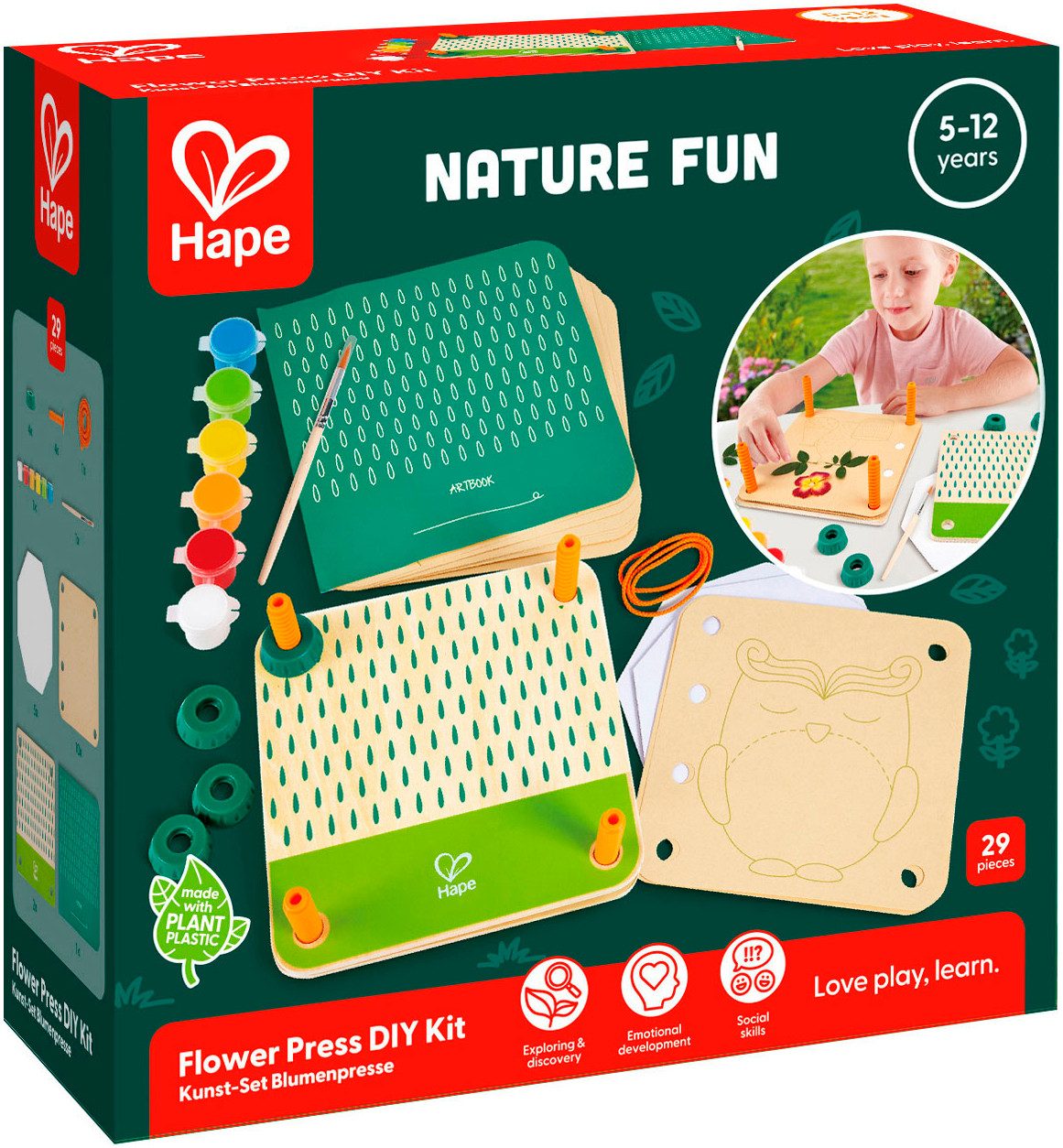 Hape Kreativset Kunst-Set Blumenpresse günstig online kaufen