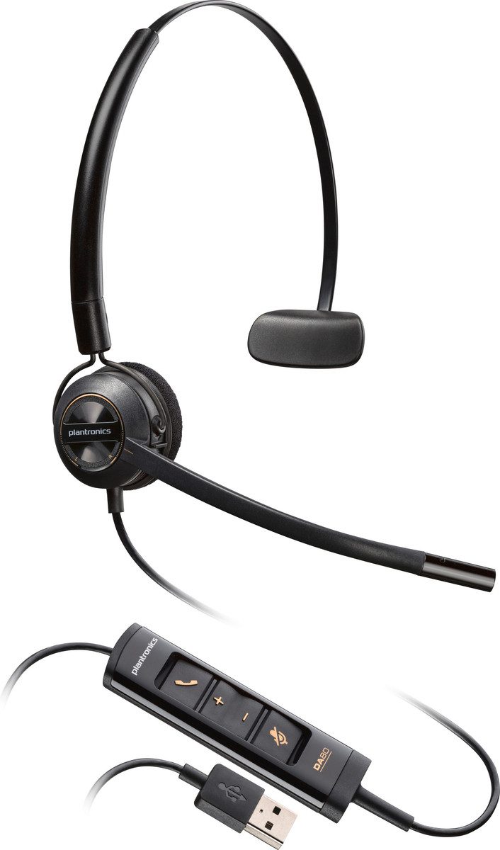 Poly Headset EncorePro 545 konvertibel USB-A & USB PC-Headset