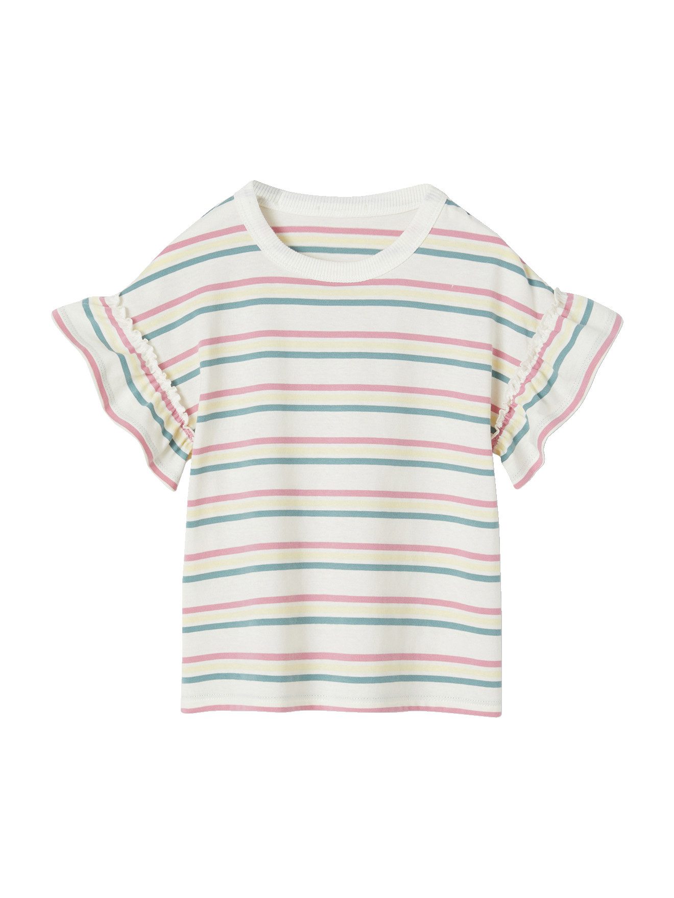 vertbaudet Latzhose Mädchen-Set: T-Shirt & Latzshorts