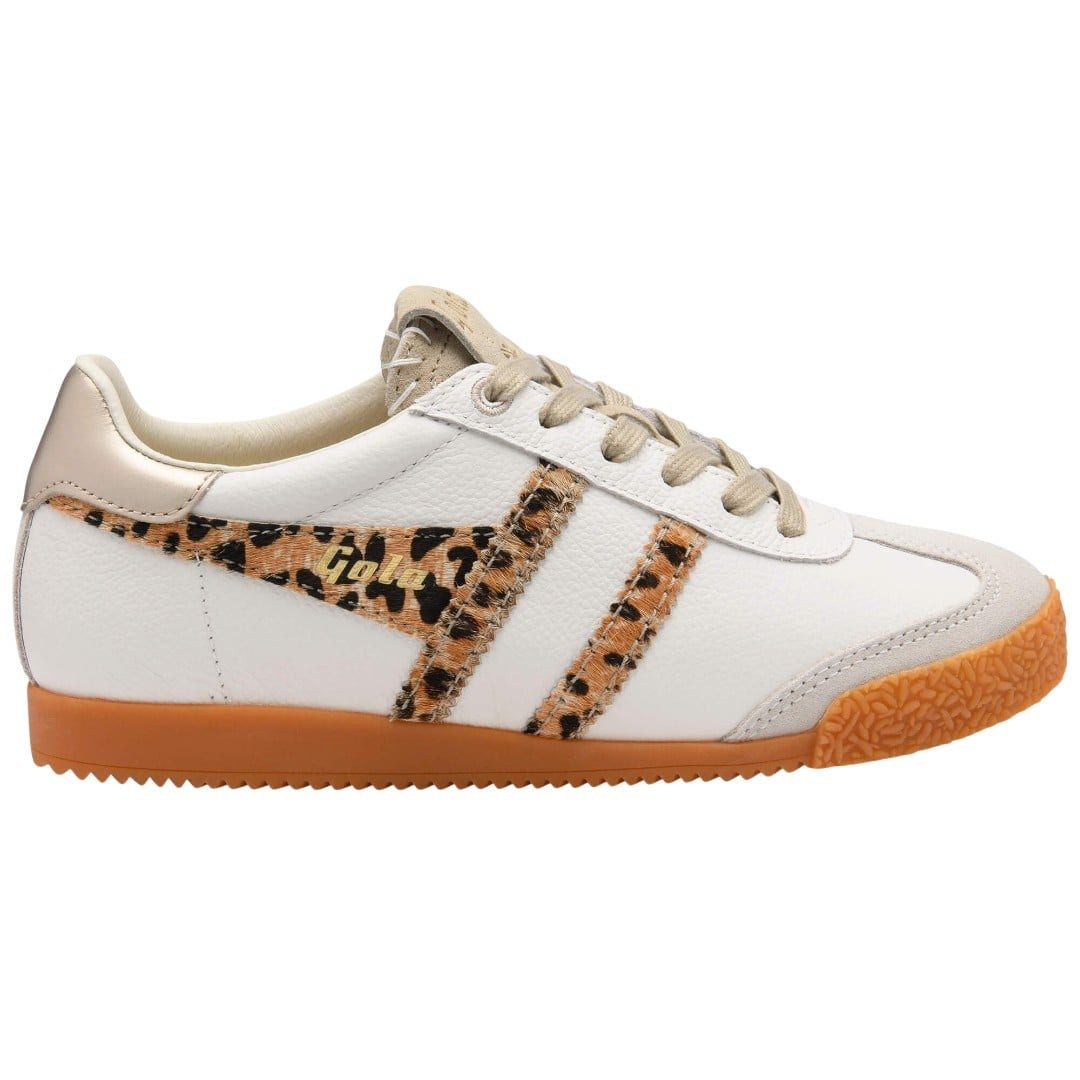 Gola Elan Brixton 2026 - Made in England - offwhite/bone/leopard Damen Sneaker