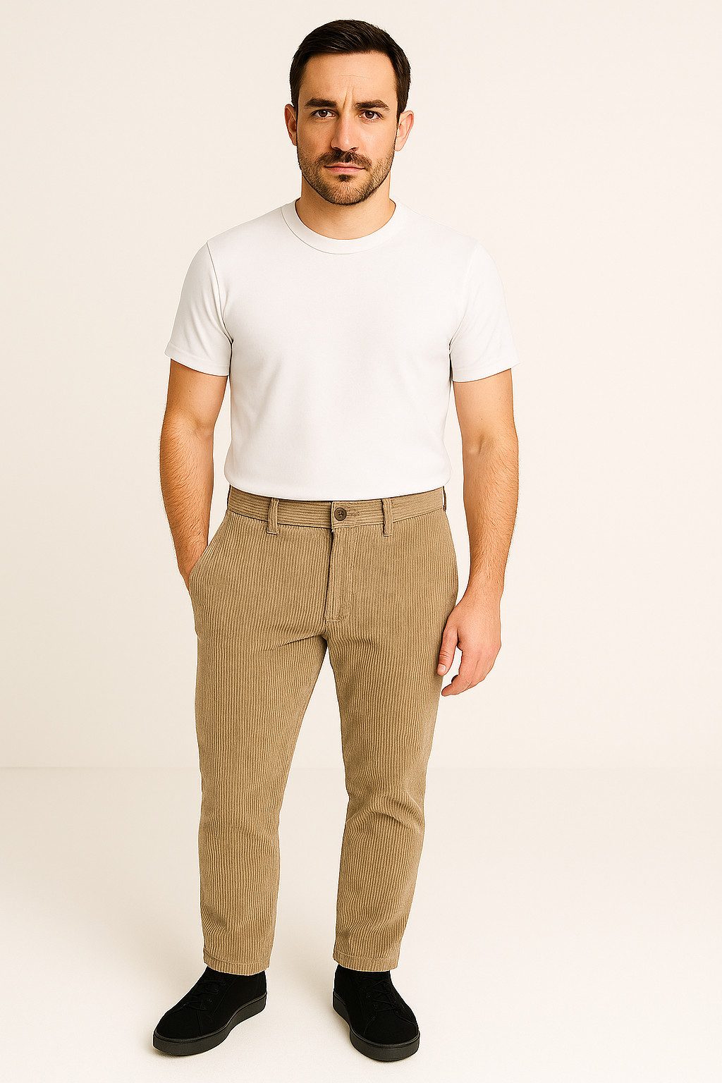 Selected Cordhose SLHREG-TAPERED MATT CORD PANTS günstig online kaufen