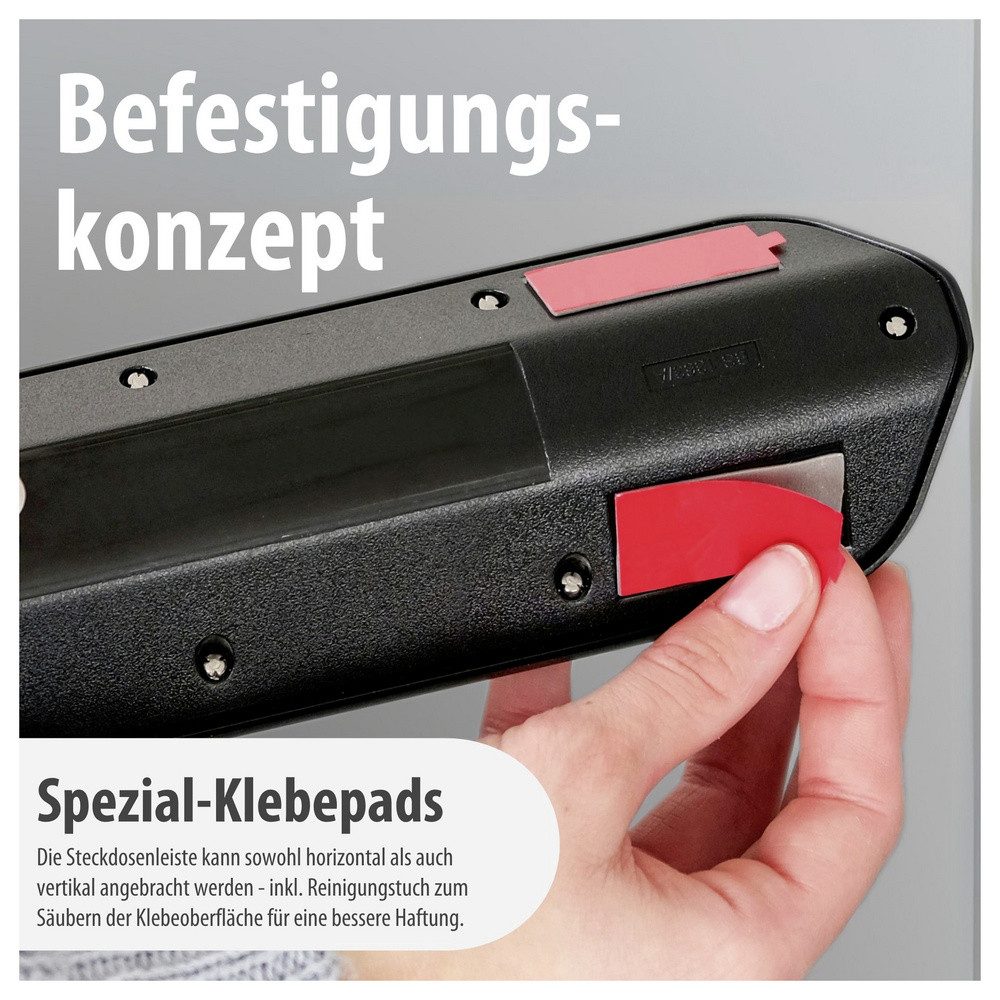 Brennenstuhl Ecksteckdosenleiste 6-fach mit USB 1153590610 Steckdosenleiste, mit USB, erhöhter Berührungsschutz – Bild 3 von 5
