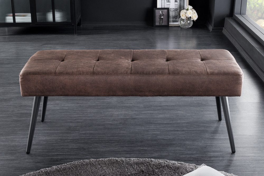 riess-ambiente Sitzbank BOUTIQUE 100cm braun / schwarz (Einzelartikel, 1-St günstig online kaufen