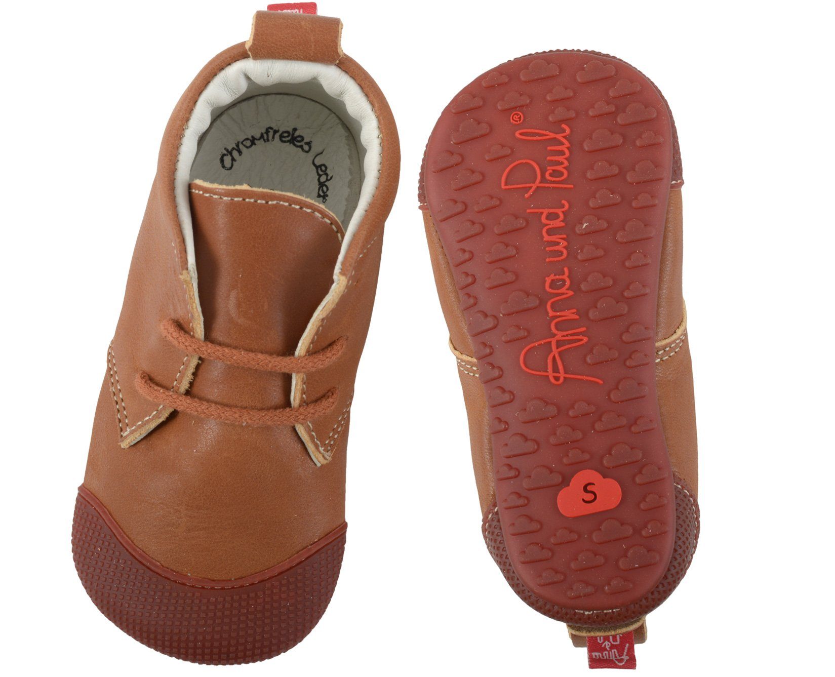 Anna und Paul Anna und Paul 1264 Robbi Haus- und Krabbelschuhe Indoor Braun Krabbelschuh