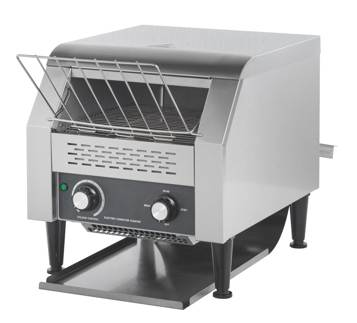 GastroHero Tunnel-Toaster Durchlauftoaster Förderband Toaster 130 Toastscheiben/h, 2200 W