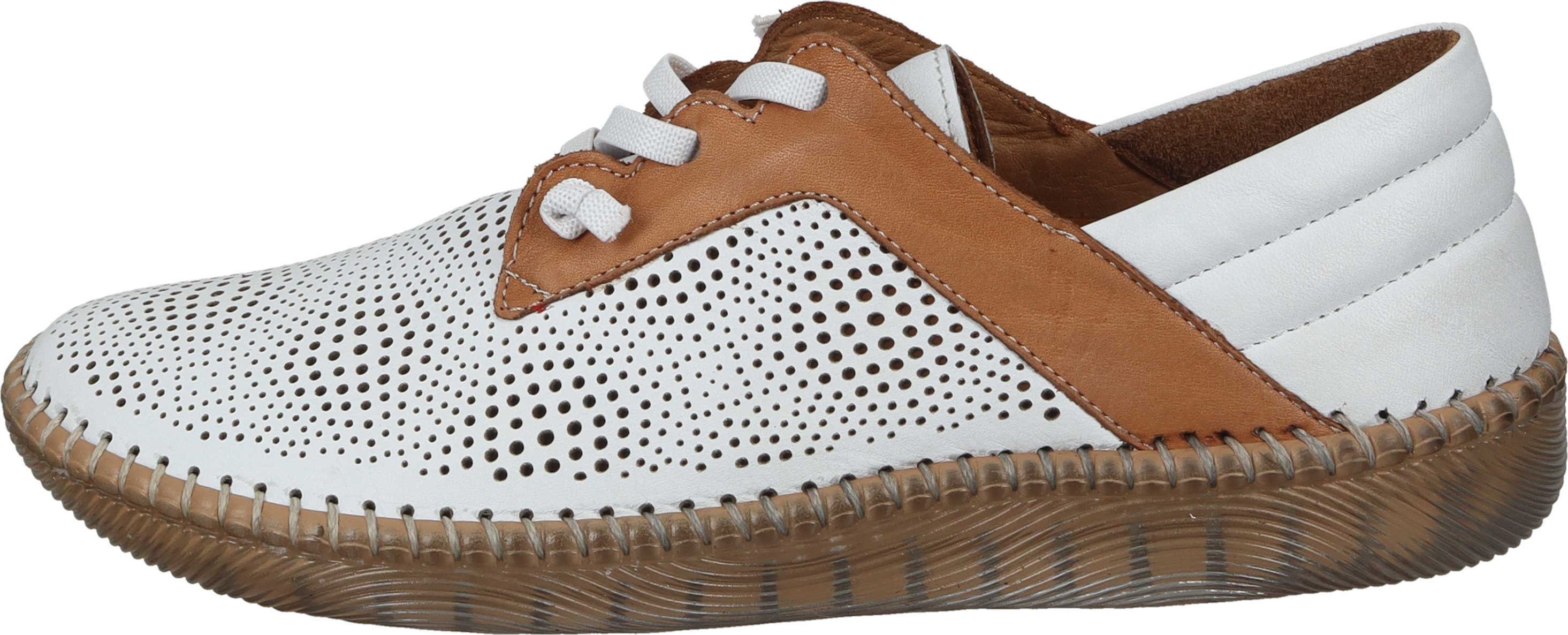 Manitu Slipper Schnürschuh aus echtem Leder günstig online kaufen