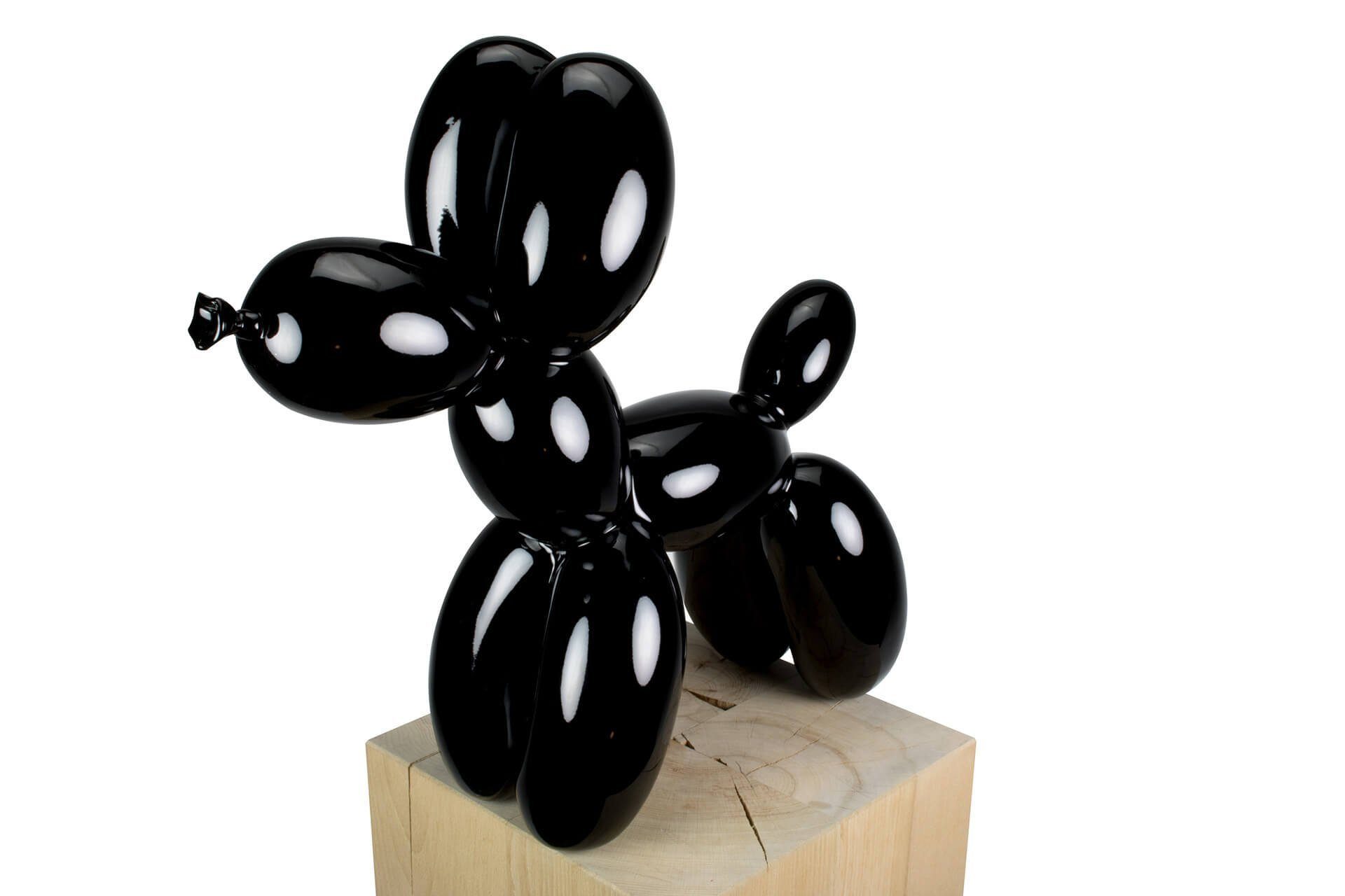 KUNSTLOFT Dekofigur Balloon Poodle 50x46x18 cm, handgefertigte Figur aus Kunststein | Dekofiguren
