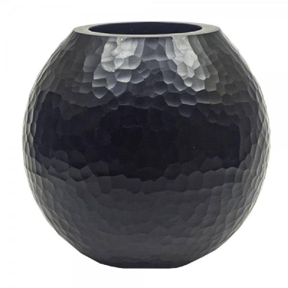 Schwarz Glas Dekovase Lambert Vase (23cm)