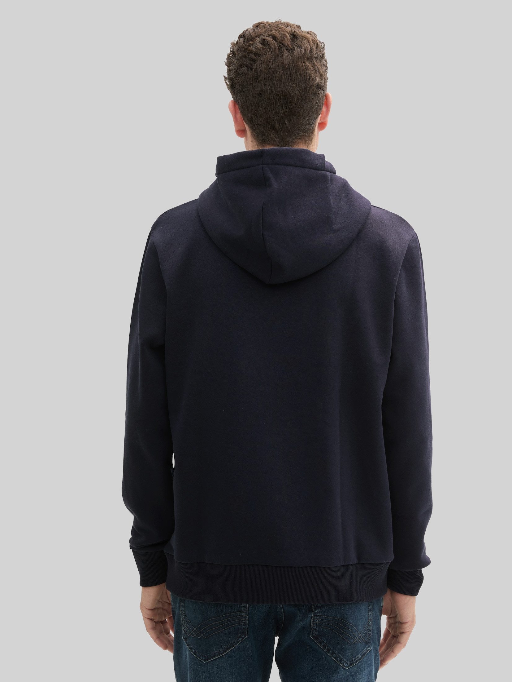 TOM TAILOR Sweatshirt Strick & Sweatshirts Hoodie Sweatshirt mit Logo-Print