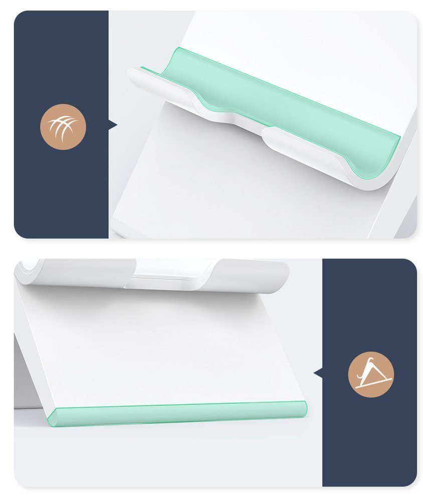 UGREEN Smartphone-Halterung Schreibtischständer Höhe verstellbar Handy-Halterung 4,7 bis 7,9 Zoll