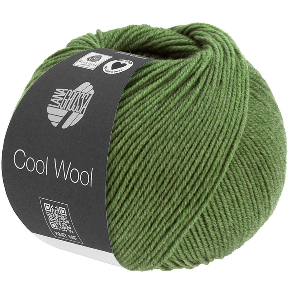 LANA GROSSA COOL WOOL MÉLANGE (WE CARE) Häkelwolle, 160 m (Klassiker aus purer, extrafeiner Merinowolle, mulesingfrei), 50 g