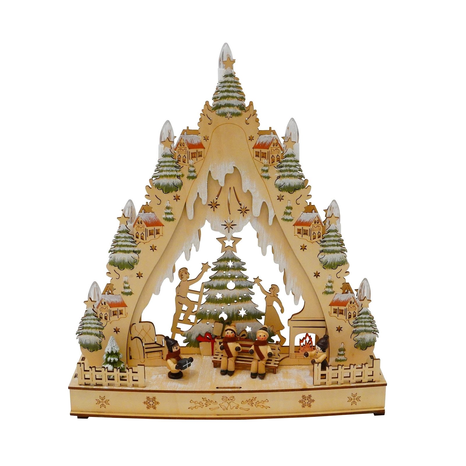 HTI-Living Schwibbogen LED Schwibbogen Lichterspitze Weihnachtsbaum (1-tlg) günstig online kaufen