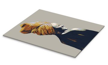 Posterlounge Acrylglasbild Studio Carper, Smile, Badezimmer Illustration