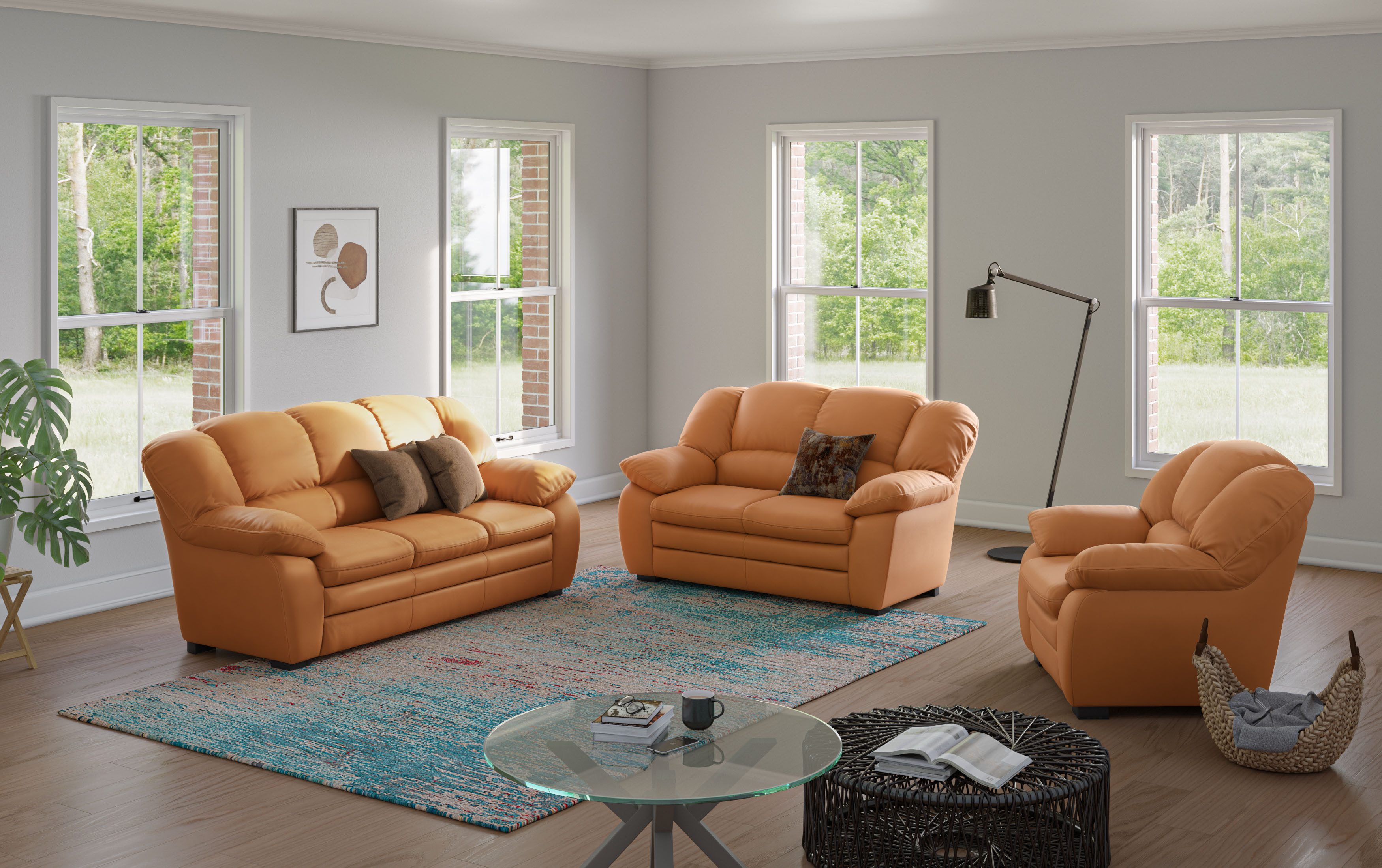 COTTA Polstergarnitur Casino, Sofa Set, 3-2-1 Sitzer, Wohnzimmer Garnitur, günstig online kaufen