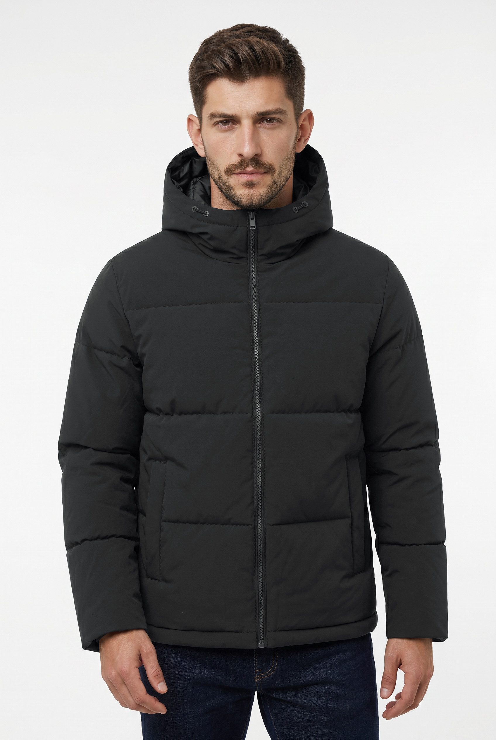 Jack & Jones Steppjacke JJNEPTUNE PUFFER JACKET Kunstfaser, Steppware, Kapuze, regular fit