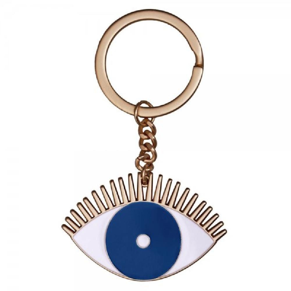 Räder Брелки Design Брелки Carey Auge Blau-Gold (5x3,5cm)
