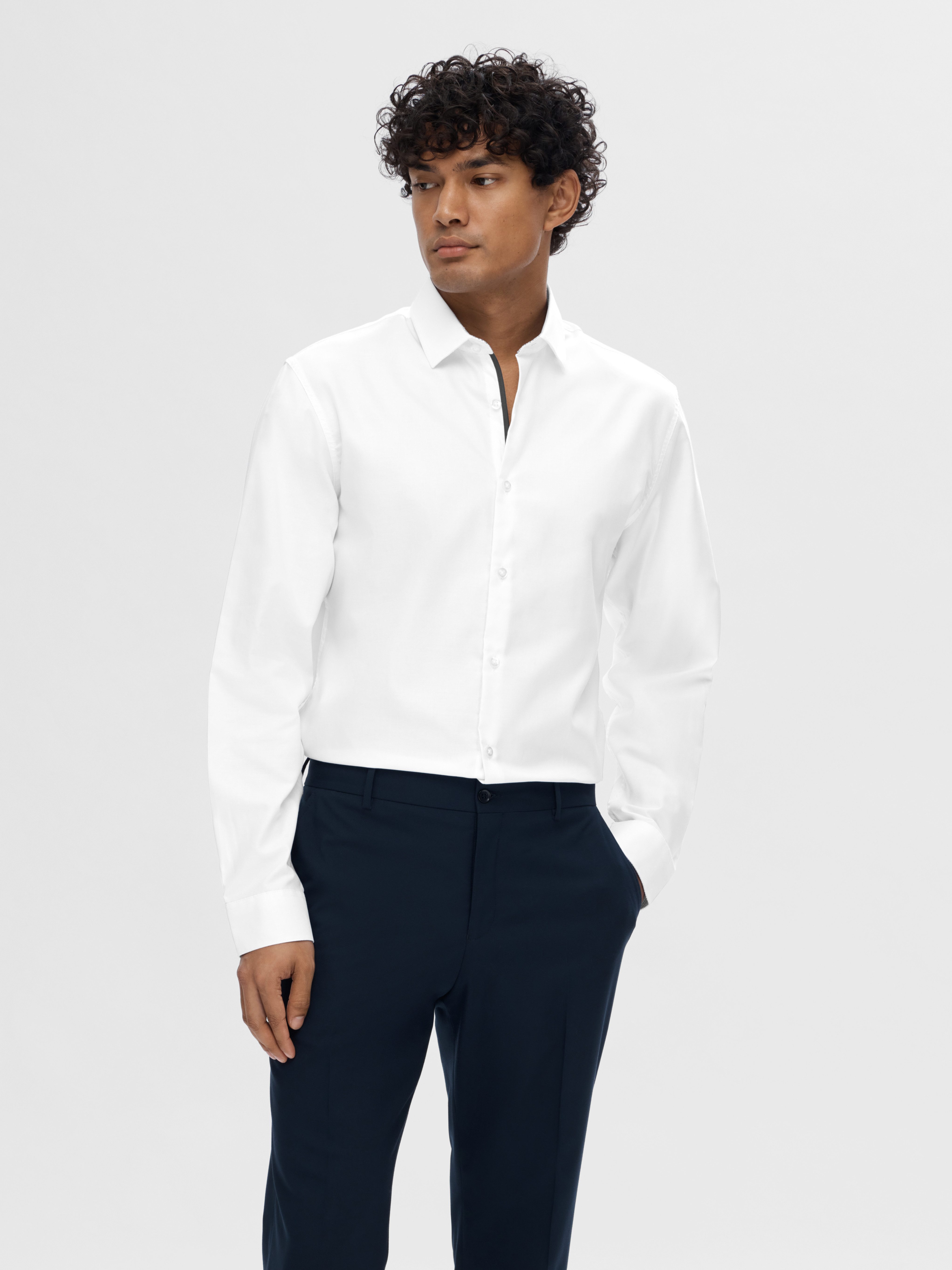 Selected Langarmhemd SLHSLIMZARK LS SHIRT günstig online kaufen