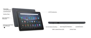 Amazon Fire HD 10 Plus Tablet Full HD Display 11 Generation Tablet (10.1", 32 GB, FireOS, Alexa,Netflix, Bluetooth, Prime Video, WLAN, microSD-Steckplatz)