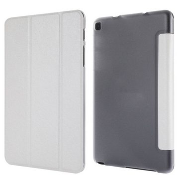 König Design Tablet-Hülle Samsung Galaxy Tab A7 Lite, Schutzhülle für Samsung Galaxy Tab A7 Lite Tablethülle Schutztasche Cover Standfunktion Weiß