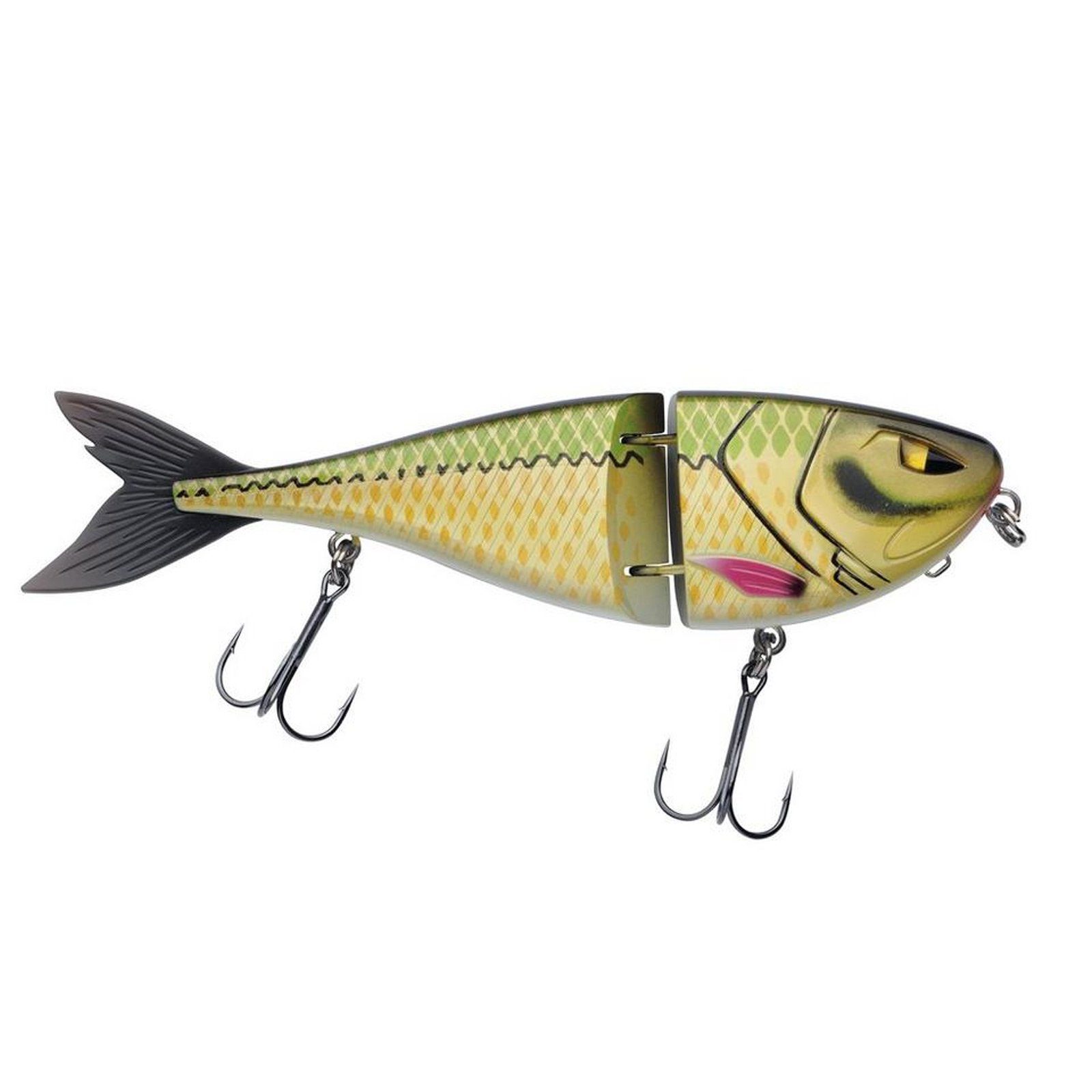 Berkley Kunstköder, Berkley Zilla Swimbait Jointed Glider Jerkbait Green 18,0cm Ayu