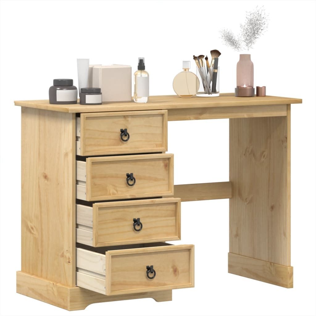 vidaXL Schreibtisch Schreibtisch Corona 104x47 cm Massivholz Kiefer ideal für Ihr Zuhause